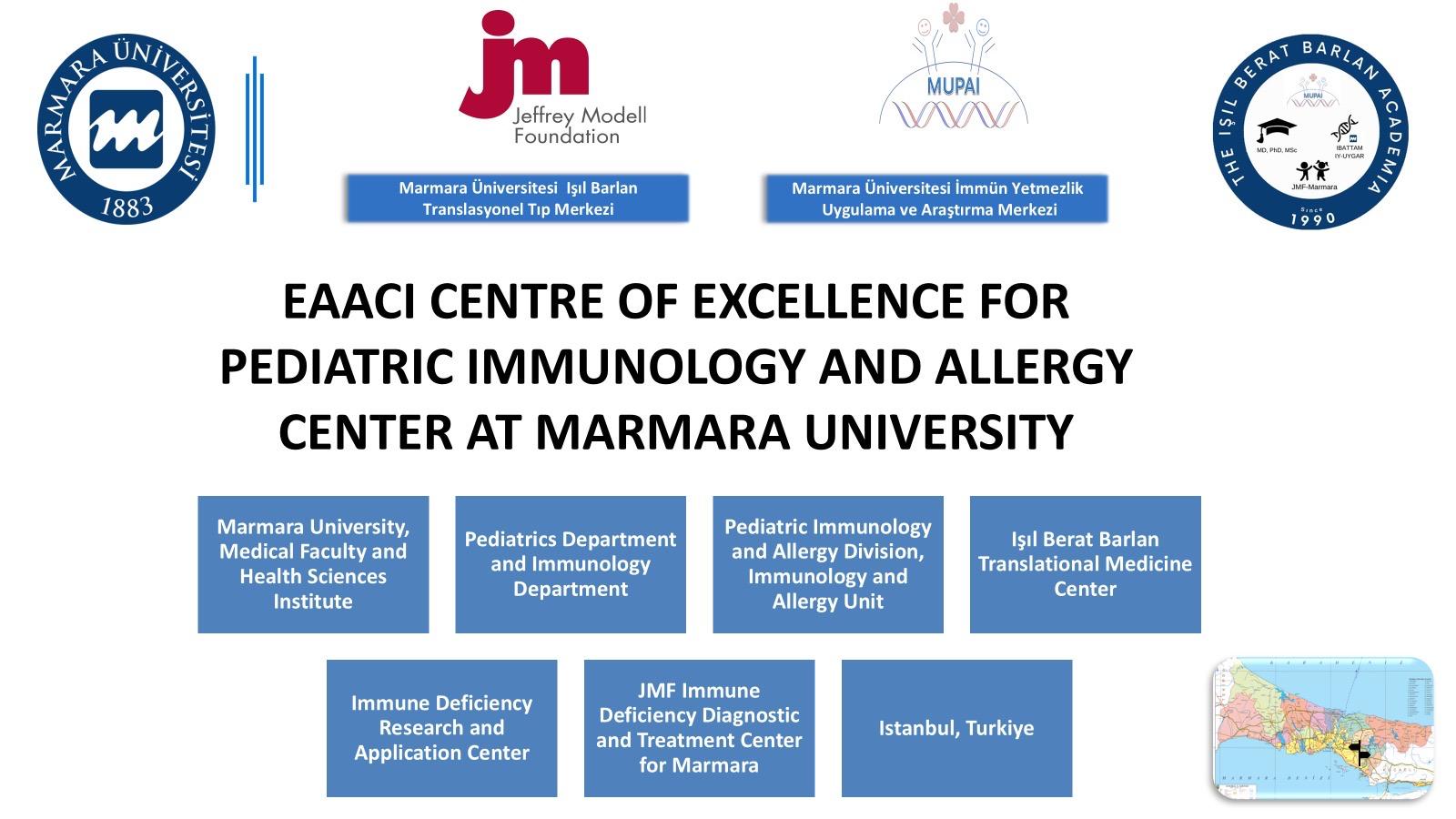 Institutional and Structural Affiliations of the EAACI Centre of Excellence for Pediatric Immunology and Allergy at Marmara University..jpeg (134 KB)